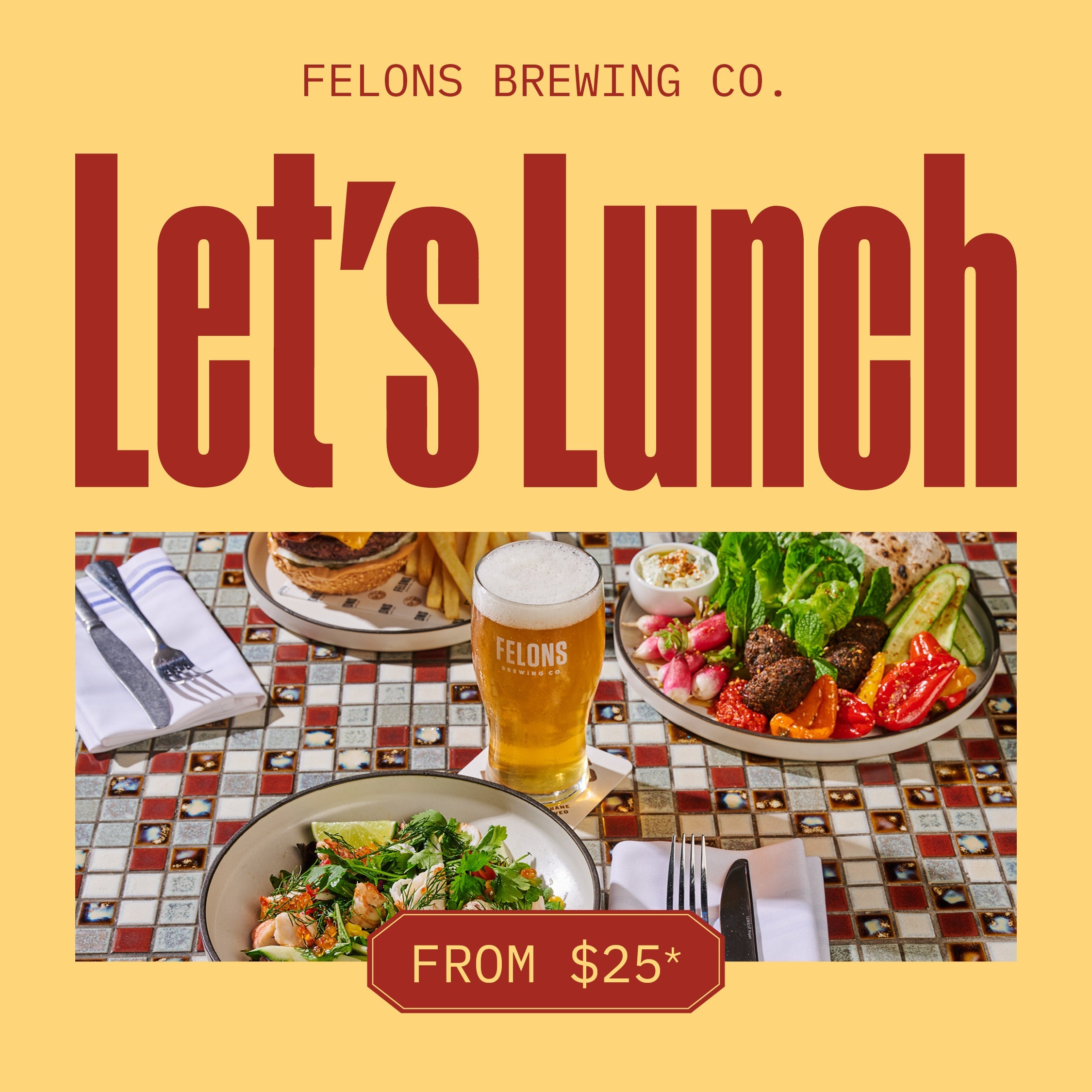 Let's Lunch Felons Felons Brewing Co.