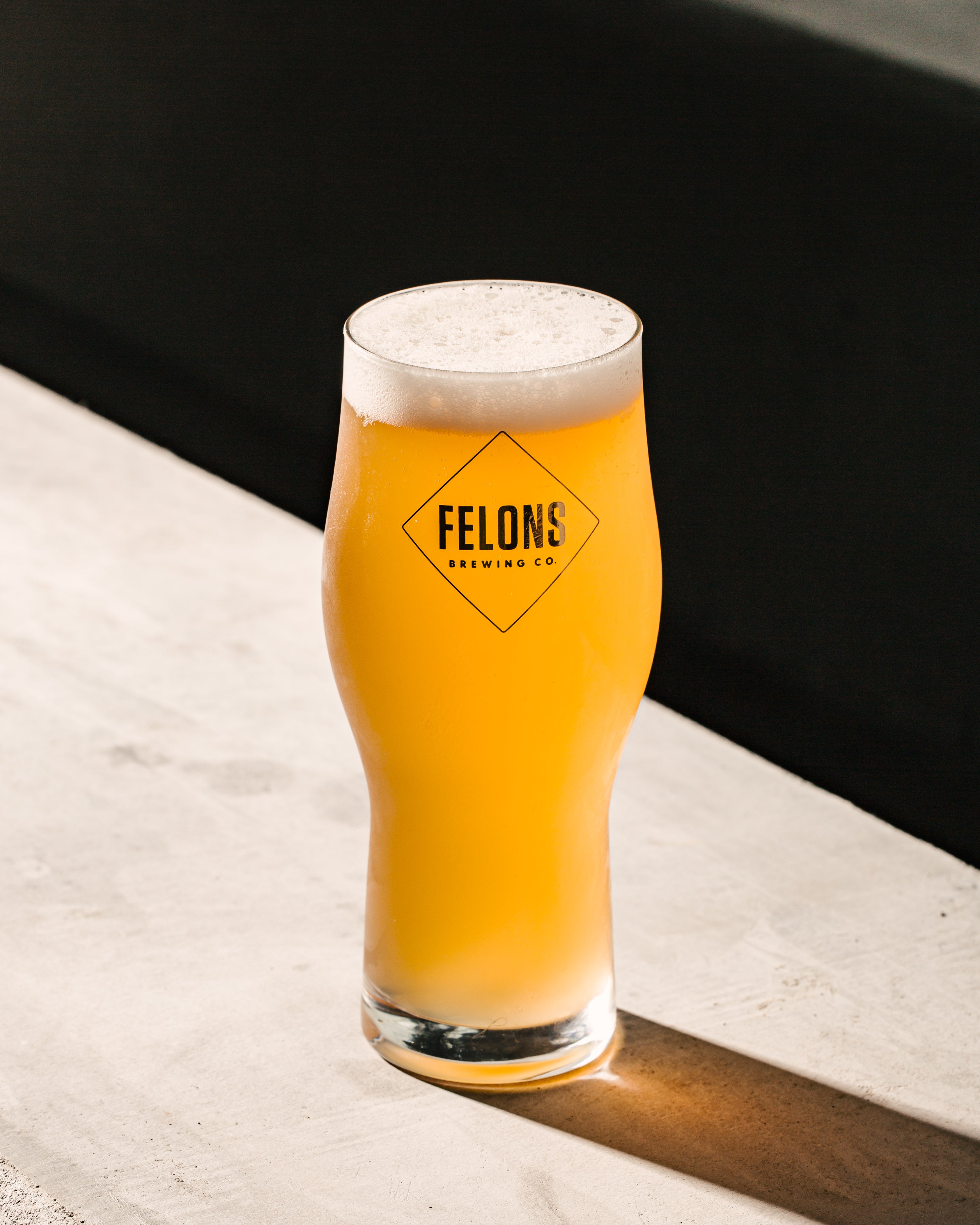 Felons Gold Diamond Glass Felons Brewing Co.