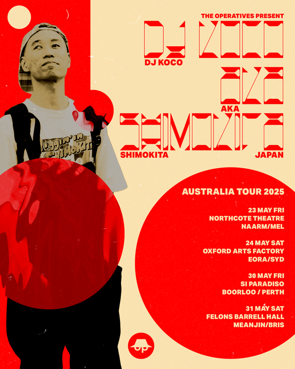 DJ KOCO aka SHIMOKITA - AUS TOUR