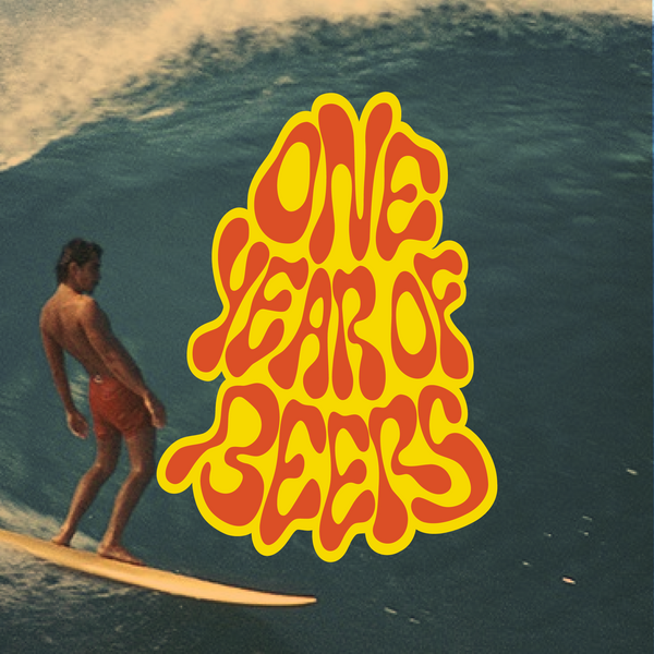 Custom Surfboard Auction: One Year of Beers!