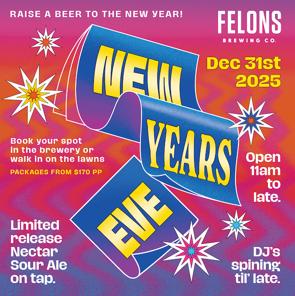NYE 2025 at Felons Brisbane
