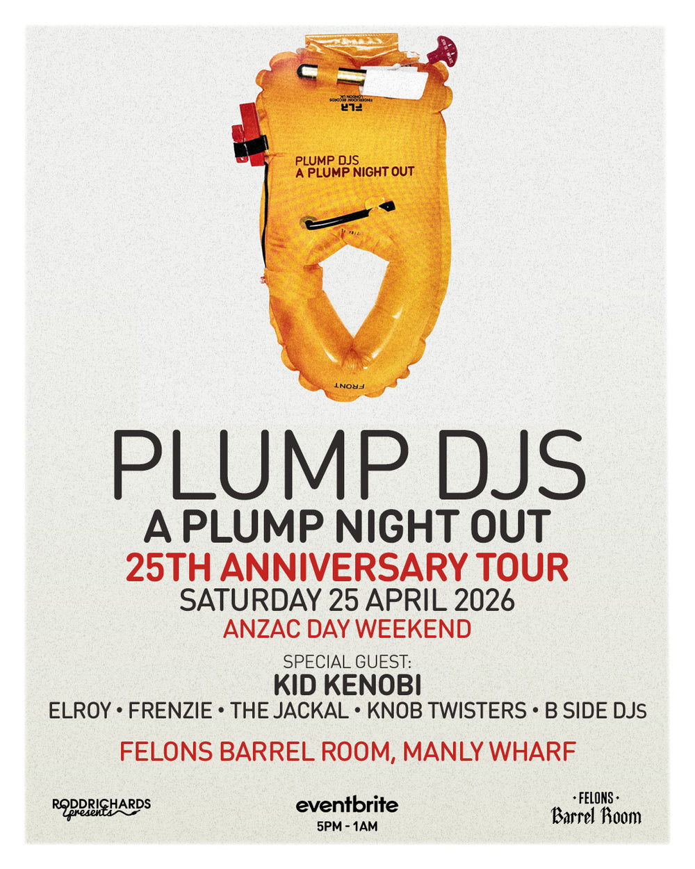 Plump DJ's - A Plump Night Out // 25th Anniversary Tour